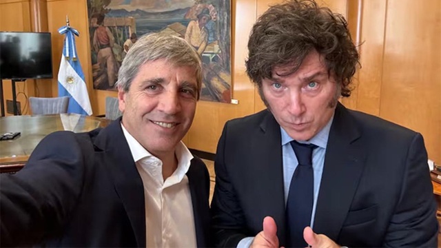 Luis Caputo y Javier Milei